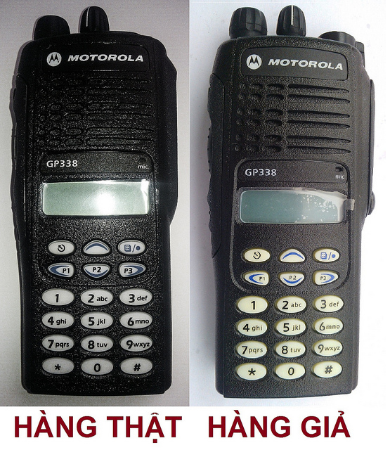 Hướng dẫn cách phân biệt bộ đàm Motorola GP338 thật và giả